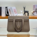 Halzanアルザンスタイルカーフスキンショルダーバッグ31cm　