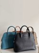 画像1: ボリードタイプレザー2WAYハンドバッグ31cm (1)